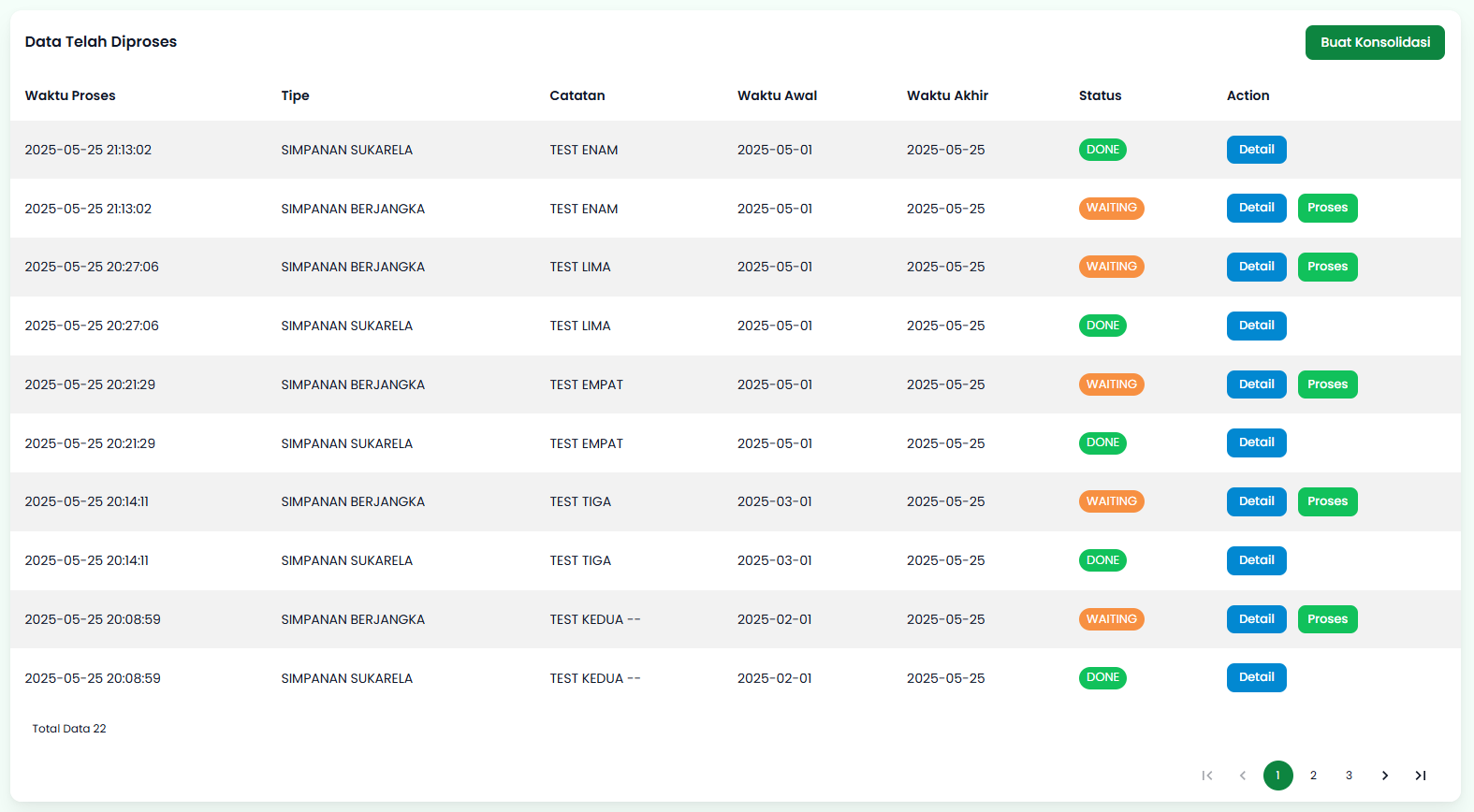 Halaman Rilis Jasa Konsolidasi
