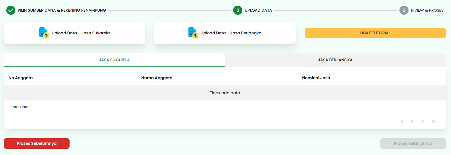 Halaman Rilis Jasa Upload
